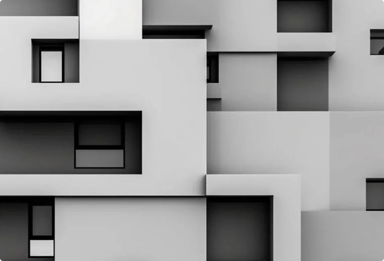 Abstract architecture — building and shipping